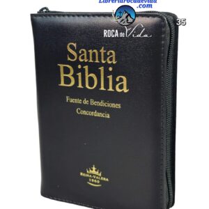 BIBLIA FUENTE DE BENDICIONES TAMAÑO COMPACTA REINA-VALER 1960 NEGRO CON ÍNDICE