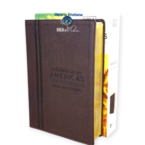 La Biblia DE ESTUDIO DE LAS AMÉRICAS LBLA CAFE LEATHERSOFT COLOR CAFE  (Copy)