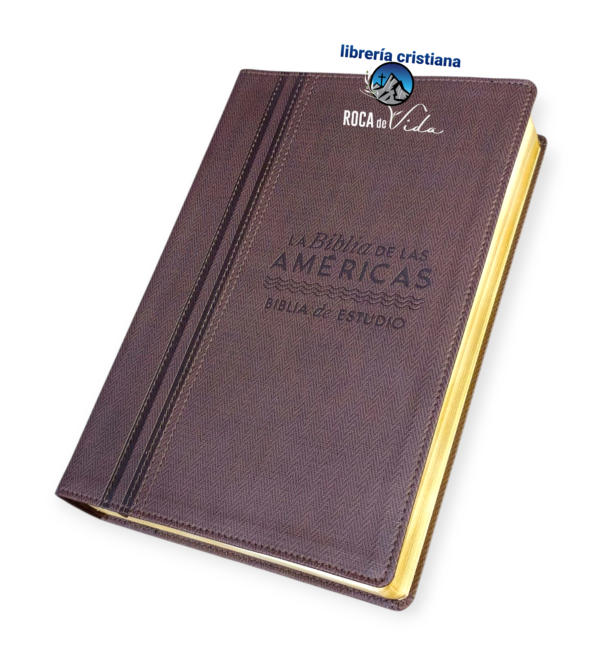 La Biblia DE ESTUDIO DE LAS AMÉRICAS LBLA CAFE LEATHERSOFT COLOR CAFE  (Copy) - Image 4