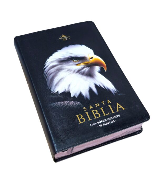 Biblia Letra Súper Gigante 19 Puntos Águila RVR.1960 Imit.Piel Negro - Image 2
