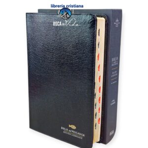 BIBLIA DEL PESCADOR RVR.1960 EDICIÓN LIDERAZGO LETRA GRANDE NEGRO CON ÍNDICE