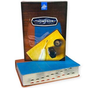 Biblia de estudio Thompson Edición especial RVR 1960 Azul y Café con Índice