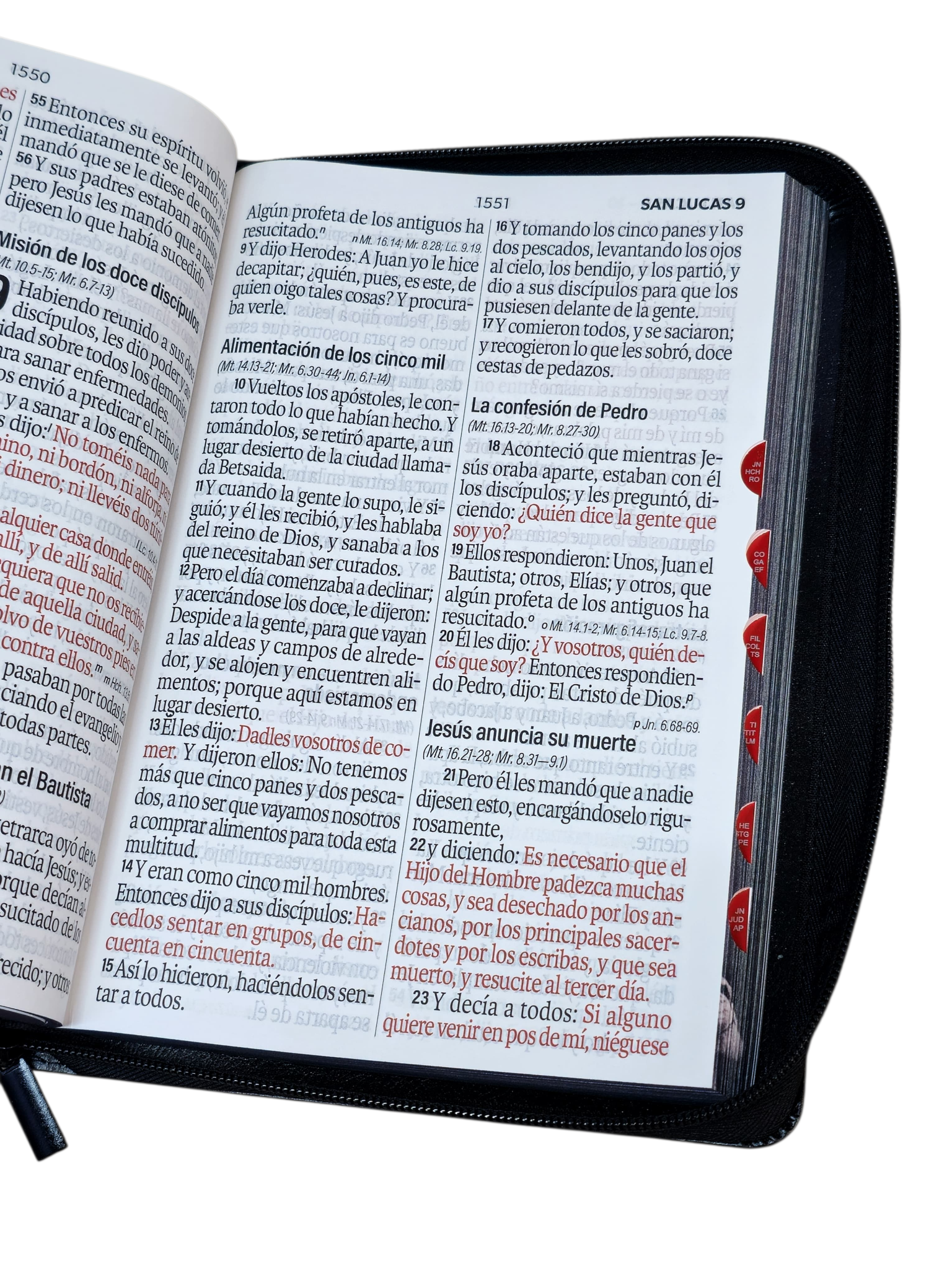 Biblia Letra Súper Gigante 19 punto RV1960 negro león De La Tribu Juda Cierre - Image 5