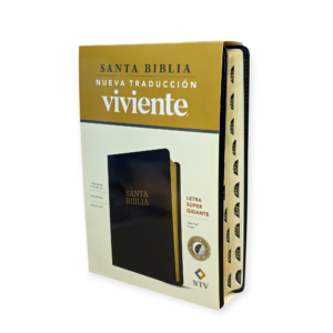 Biblia, NTV letra súper gigante senti piel negro con indice