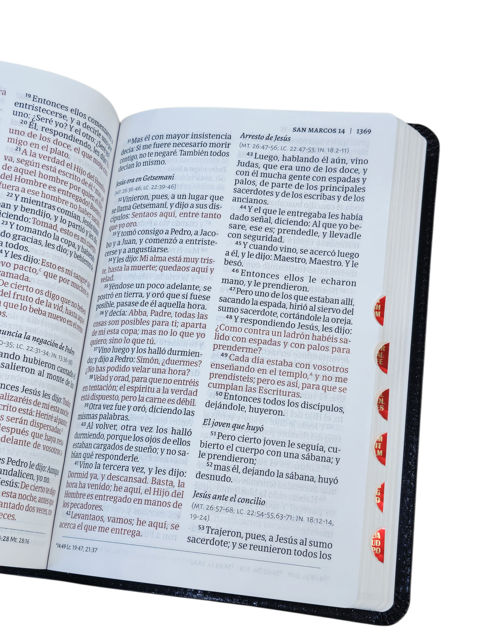 Biblia del Ministro Letra Grande RV1960 Ed. Ampliada, con Manual del Ministro piel fabricada negro con índice - Image 5