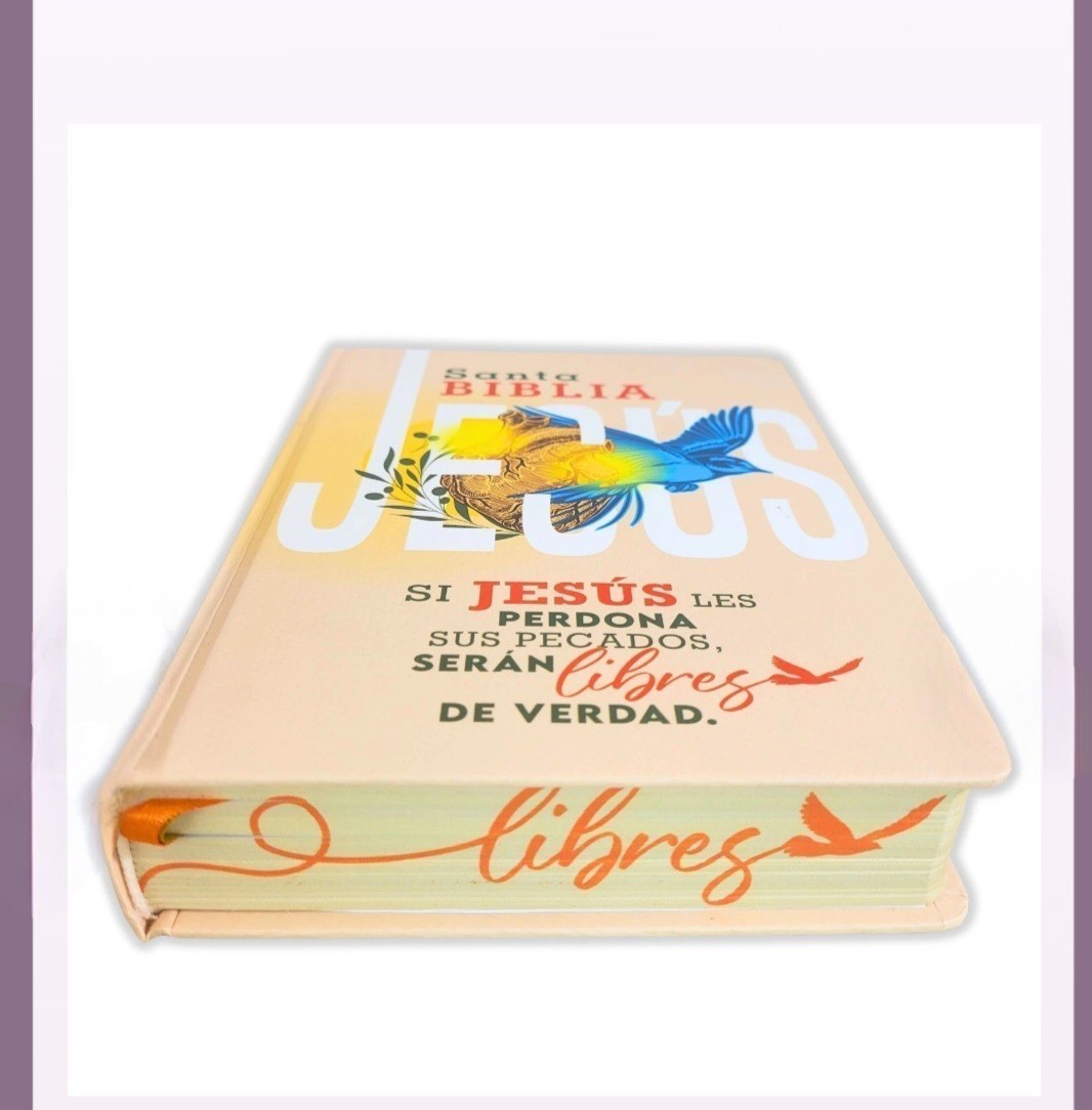 Biblia Letra Grande TLA, tapa dura paloma - Jesús - Image 2