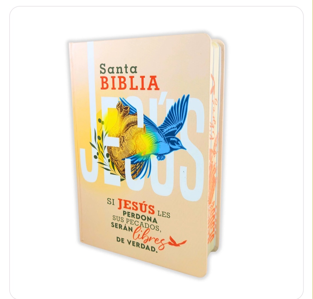 Biblia Letra Grande TLA, tapa dura paloma - Jesús